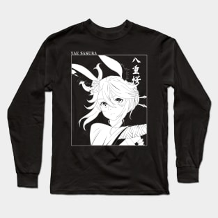 Fox samurai and soft lines Long Sleeve T-Shirt